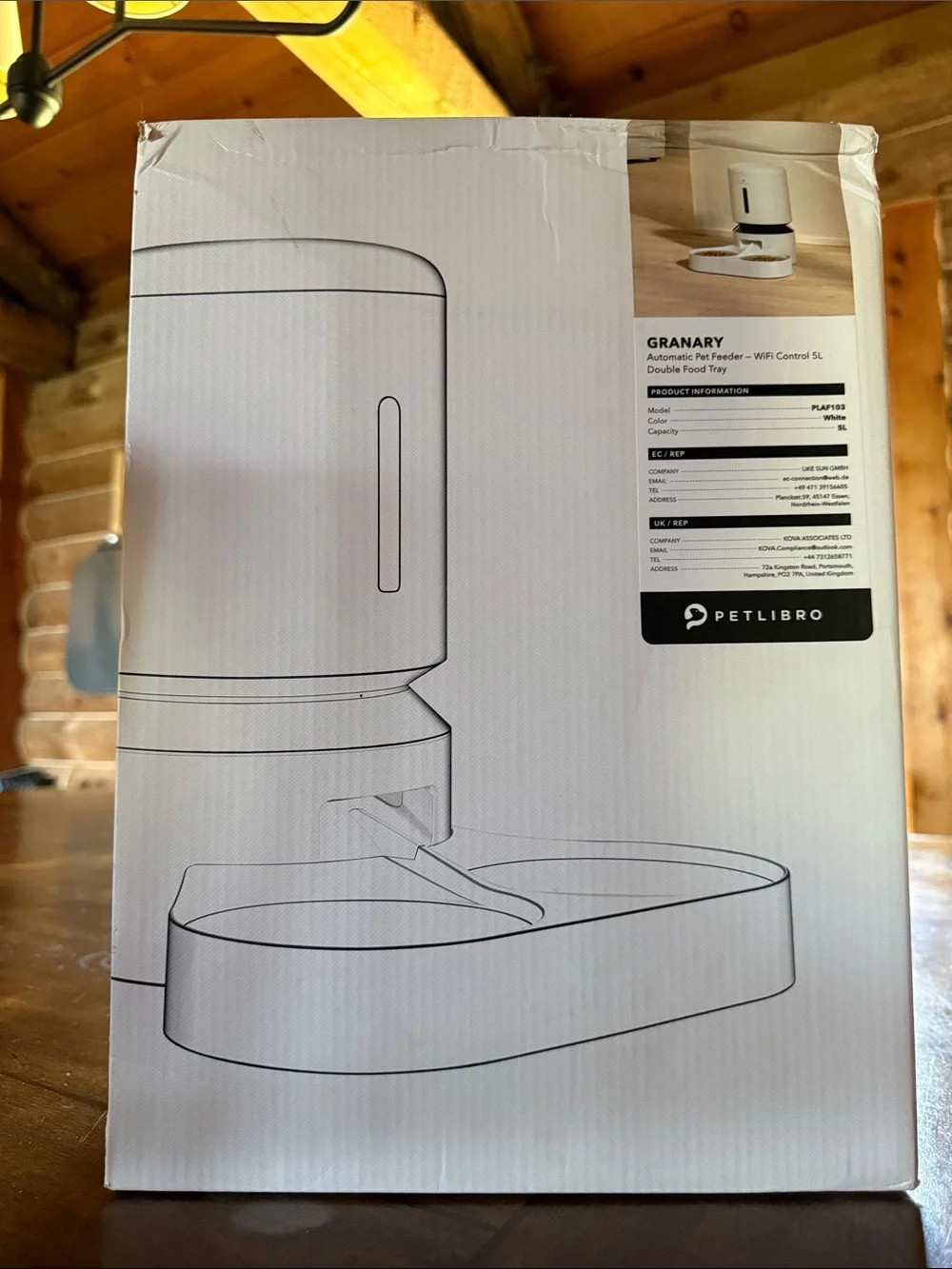 PETLIBRO Granary Automatic Pet Feeder - White